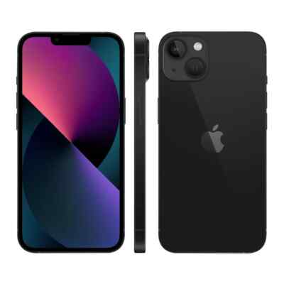 Apple iPhone 13 ブラック 125GB Apple iPhone 13 128GB Black Unlocked 5G Smartphone - A++ Pristine