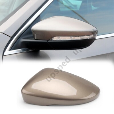 Gold Left Side RearView Mirror Cap Cover For VW CC VW EOS Scirocco 2012-2016 New