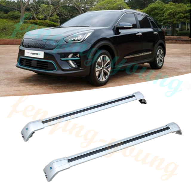 fits for KIA NIRO 2017 2018 2019 2020 roof rack rail cross bar crossbar