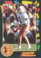 WILD-CARD Randal Hill RC SAINTS DOLPHINS CARDINALS The U! Miami HURRICANES