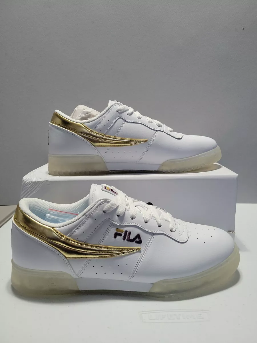 Fila Original Fitness X WWE Wrestlemania White Gold Sneakers Mens Size 10.5 NIB