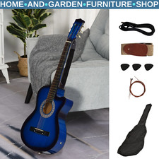 Kids Acoustic Electric Guitar Set with Carry Case Beginner Cutaway Premium Gloss