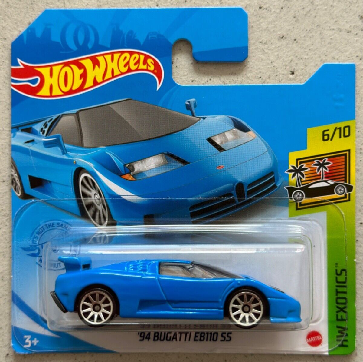 2021 Hot Wheels 94 BUGATTI EB110 SS HW Turbo with Protector veyron chiron