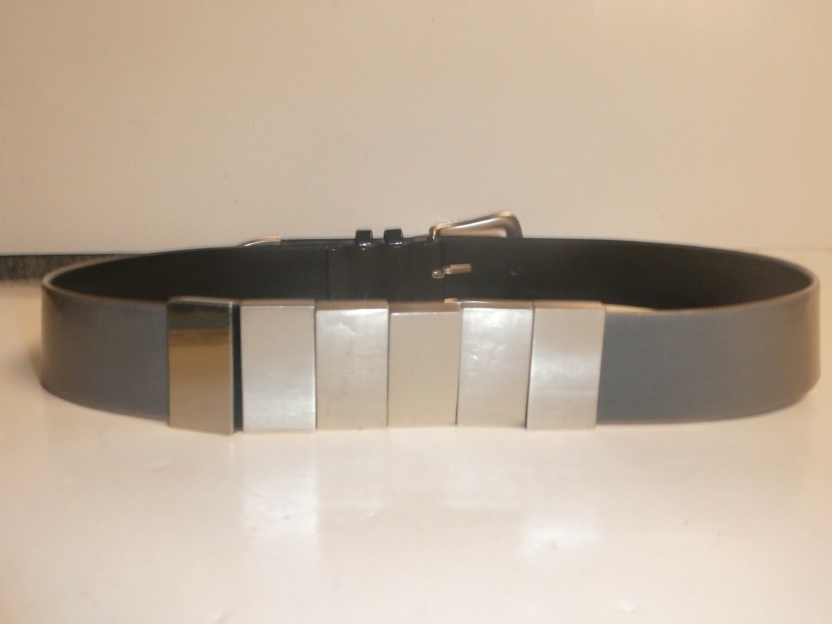 Suzie Roher Canada Designer Stretch Silver Belt Extra Large 