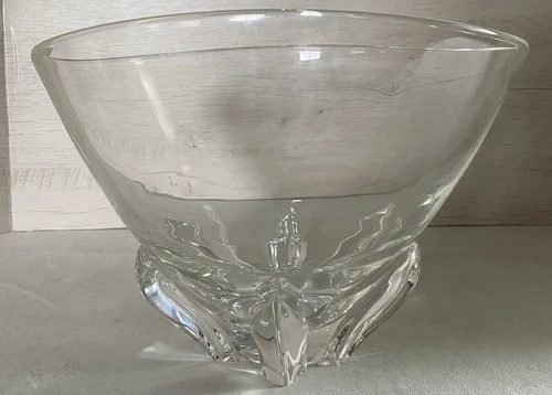 Steuben Glass Deep Flower Bowl #8091 Donald Pollard *Free Shipping*