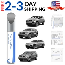 PSC/JSC Billet Silver Metallic Touch Up Paint Compatible with Jeep Exact Matc...