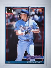 2026 Topps Series 1 - Corey Seager 1991 Topps T91-65, Rangers