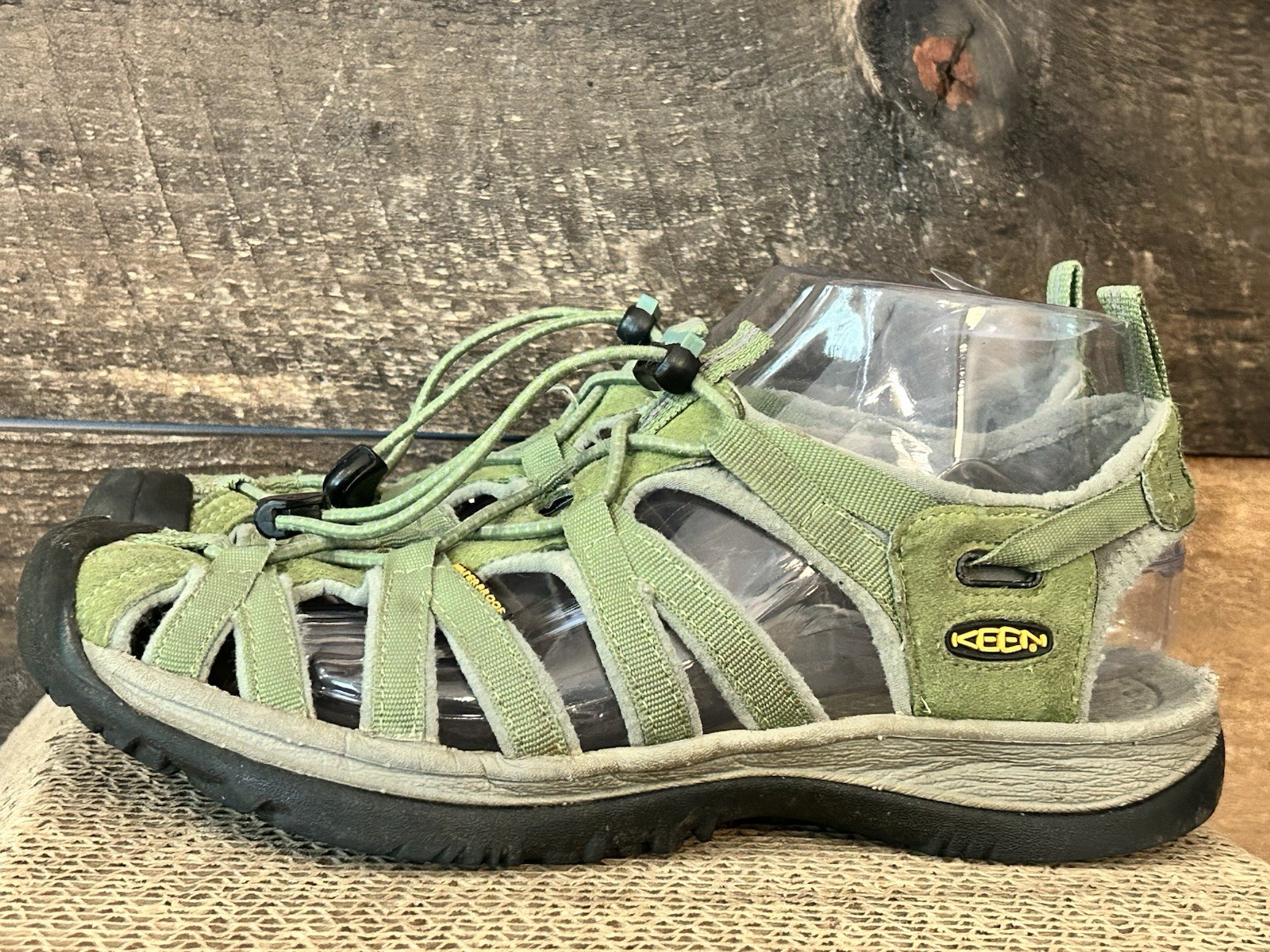 Sandali KEEN donna Whisper impermeabili outdoor escursionismo trail verdi comodi 8 5