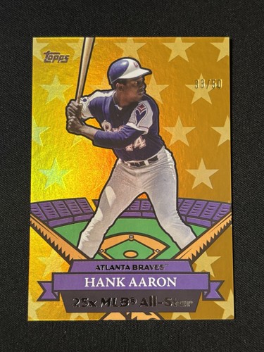 Hank Aaron [Gold] #07AS-20 2025 Topps Archives 2007 All-Stars card