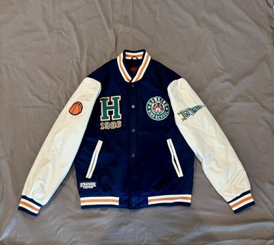 Netflix STRANGER THINGS Hawkins High School Varsity Button Jacket 