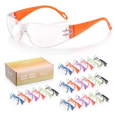 24 Pack Kids Safety Glasses in 6 Colors, UV Protection Eyewear for Children, ...