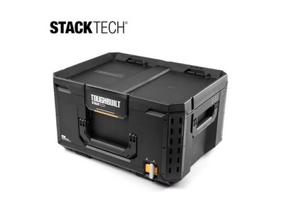 TOUGHBUILT STACKTECH Large 21-in W x 11.7-in H x 16-in D Plastic/Metal Tool Box