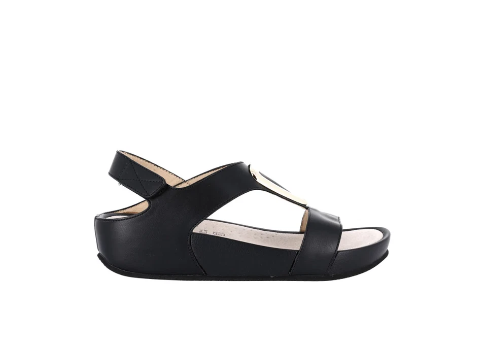 Sandali comfort donna Grunland modello Dira nero - Immagine 2 di 4