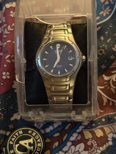 Citizen Men's Eco-Drive Titanium WR-100 With Day Date Bracelet Watch