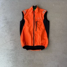 GORE Bike Wear Men’s Windstopper Cycling Vest Size S Orange Black 
