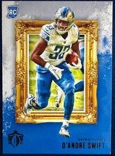 2020 PANINI GRIDIRON KINGS #GK-10 D'ANDRE SWIFT (DETROIT LIONS) ROOKIE CARD. rookie card picture