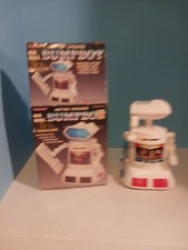 Vintage Mr  Mrs BUMPBOT Battery Operated Robot by Blue Box 8437 Parts/repair