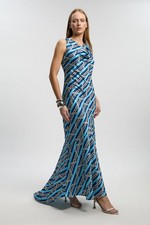 Karen Millen Midi Dress Womens Occasion Dresses