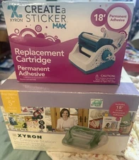 New XYRON 5” Creative Station & New Refill Cartridge. Both are New-Open Box