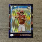 Jayden Daniels Purple Shock SP | 2024 Panini Donruss Optic Rated Rookie #248