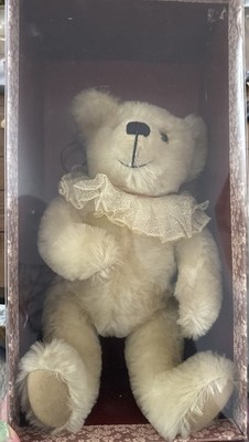 STEIFF W. GERMANY MOHAIR 1983 OPHELIA TEDDY BEAR 16'' Michele Durkson Clise W/BOX