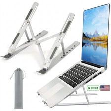 Adjustable Laptop Stand Portable Aluminum Notebook Tablet Holder Foldable Riser