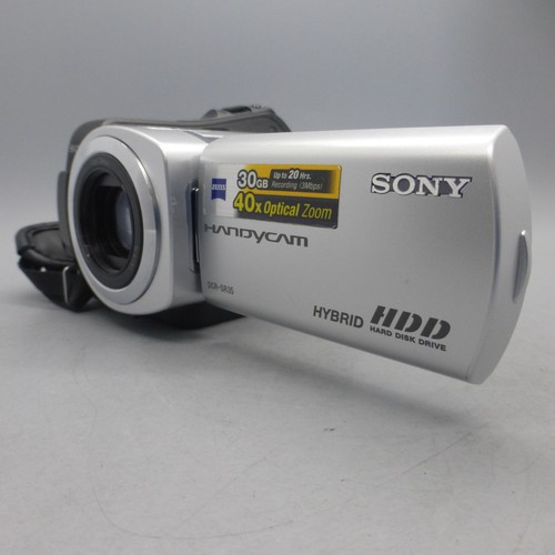 Sony Handycam DCR-SR35E Handheld High Definition Camcorder Silver Tested - Picture 2 of 8