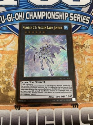 Yugioh  Number 21: Frozen Lady Justice PGL2-EN018 NM