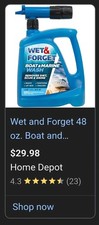 Wet & Forget Boat & Marine Wash (2 Pack) BK