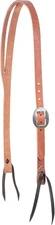 Martin Saddlery Tapered Harness Leather Split Ear Headstall - Premium Western