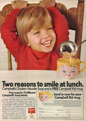 1976 Campbell's Soup Campbell Kid Mug Offer vintage Print AD Advertisement