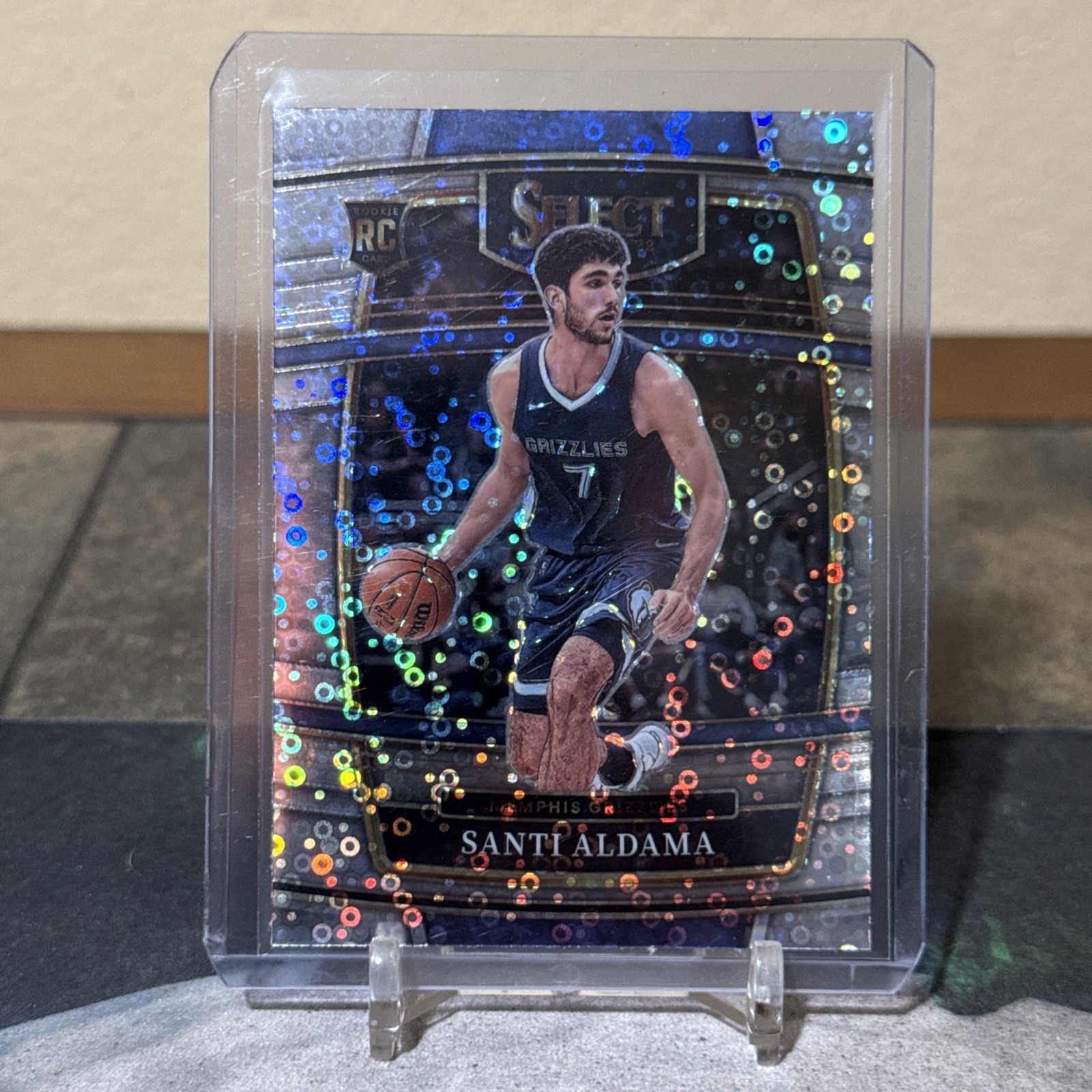 2021-22 Panini Select Fast Break Disco Santi Aldama RC Memphis Grizzlies #64