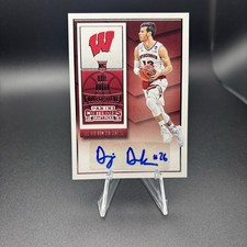 2015-16 Contenders Draft Picks Duje Dukan auto #200 Wisconsin Badgers Autograph