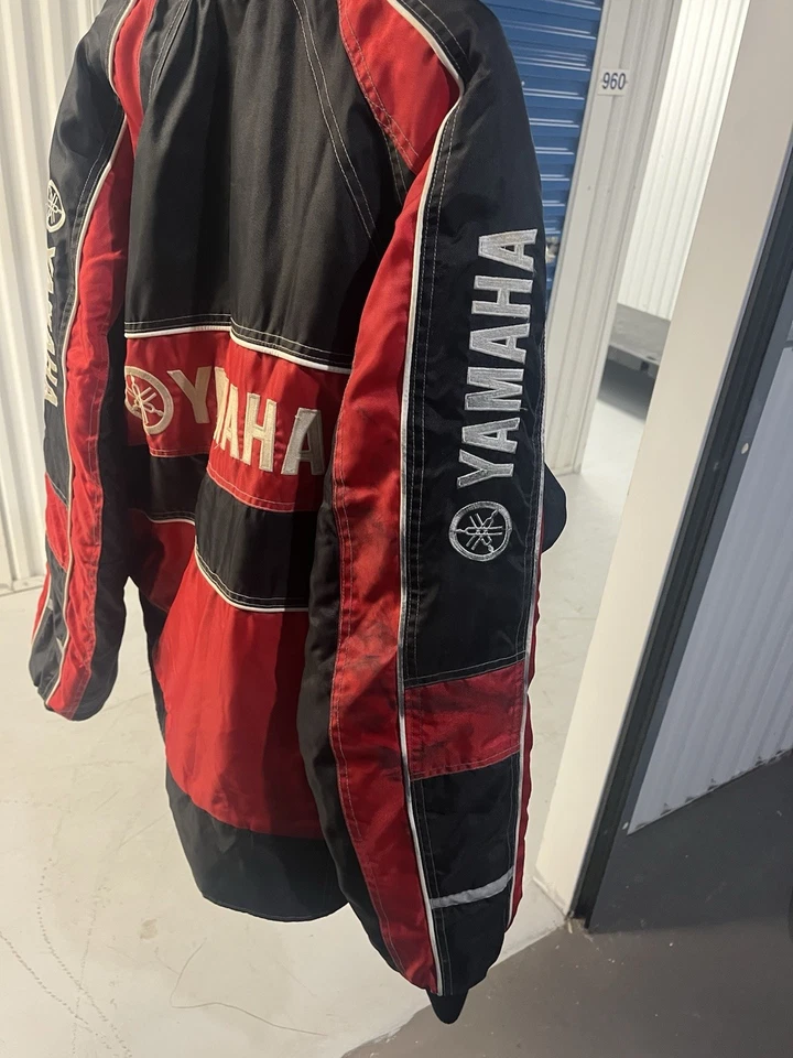 Chaqueta de moto Yamaha adulto talla 2XL roja negra Foto 4 de 4
