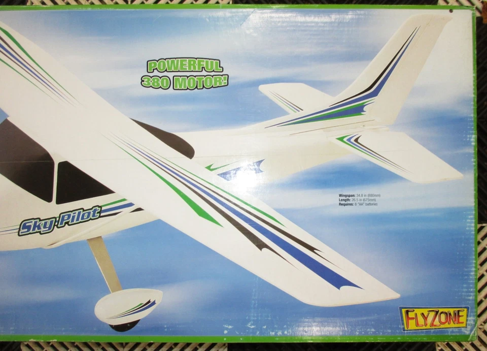 Sky Pilot RC Trainer Airplane - RTF Radio Controlled Model Airplane - Flyzone - Image 4 of 4