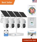 All-Weather Solar Security Camera System with Color Night Vision & Remote Access