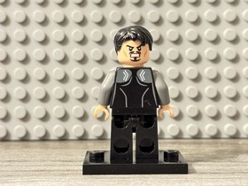 LEGO Marvel Super Heroes: Tony Stark Gray Jumpsuit Minifigure From 76007 sh0069