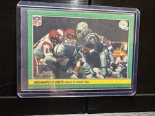 1984 Fleer Team Action About to Break Free #3 Indianapolis Colts