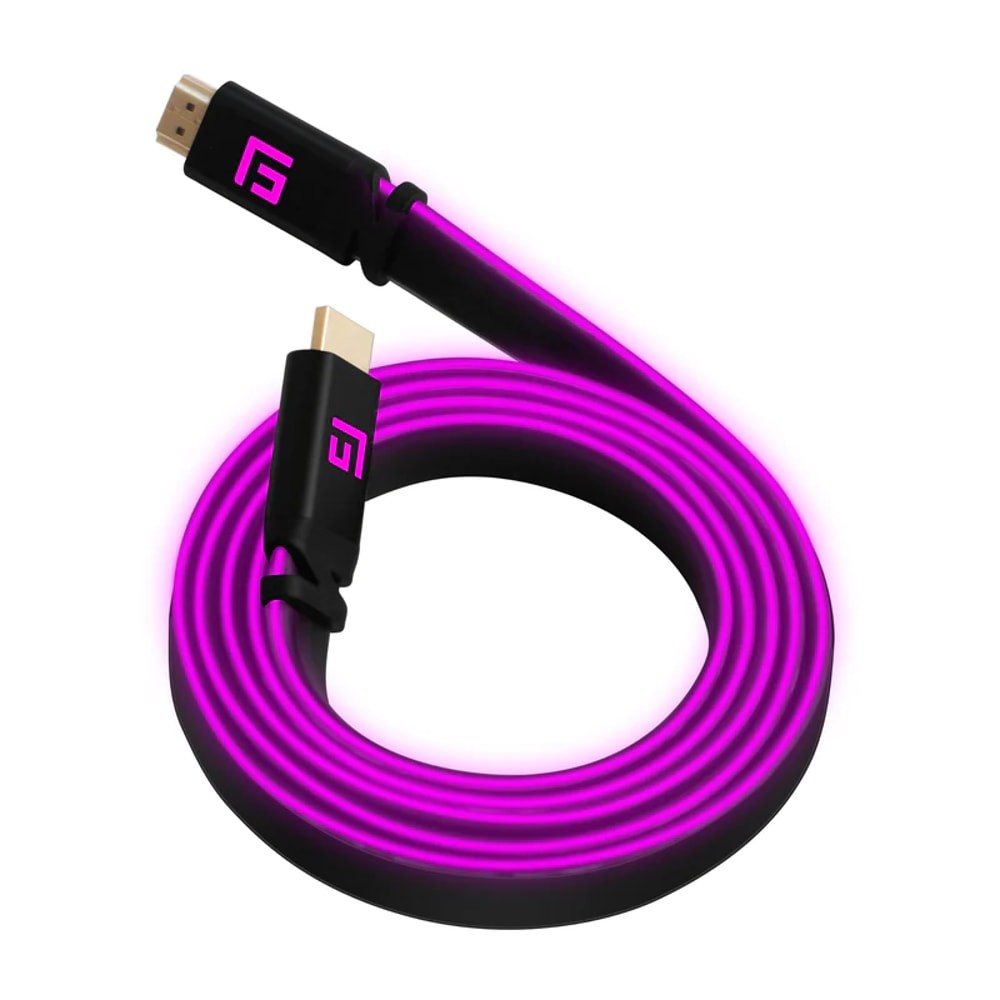Floating Grip LED HDMI-Kabel 2.1, 1,5 m, High Speed, 8K/60Hz, Pink #37907016