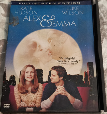Warner Home Video Alex & Emma DVD Full Screen Edition (2003) PG-13 Hudson