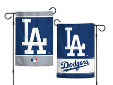 MLB Los Angeles Dodgers Garden Flag Dual Design MLB Dodgers Premium Yard Flag