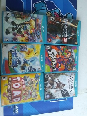Captain Toad: Treasure Tracker (Nintendo Wii U Game Lot 6 Games