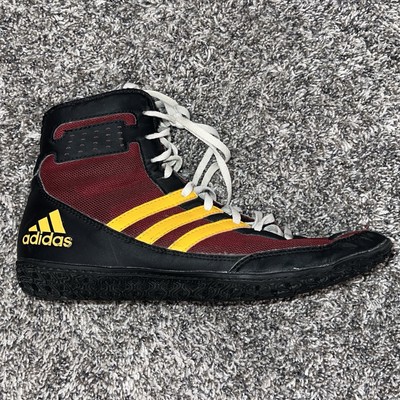 Adidas Mat Wizard 3 Wrestling AQ3071 Men\'s Size 7 Shoes Black/Maroon/Gold MW3 Adidas Mat Wizard 3 Wrestling AQ3071 Men main image 3