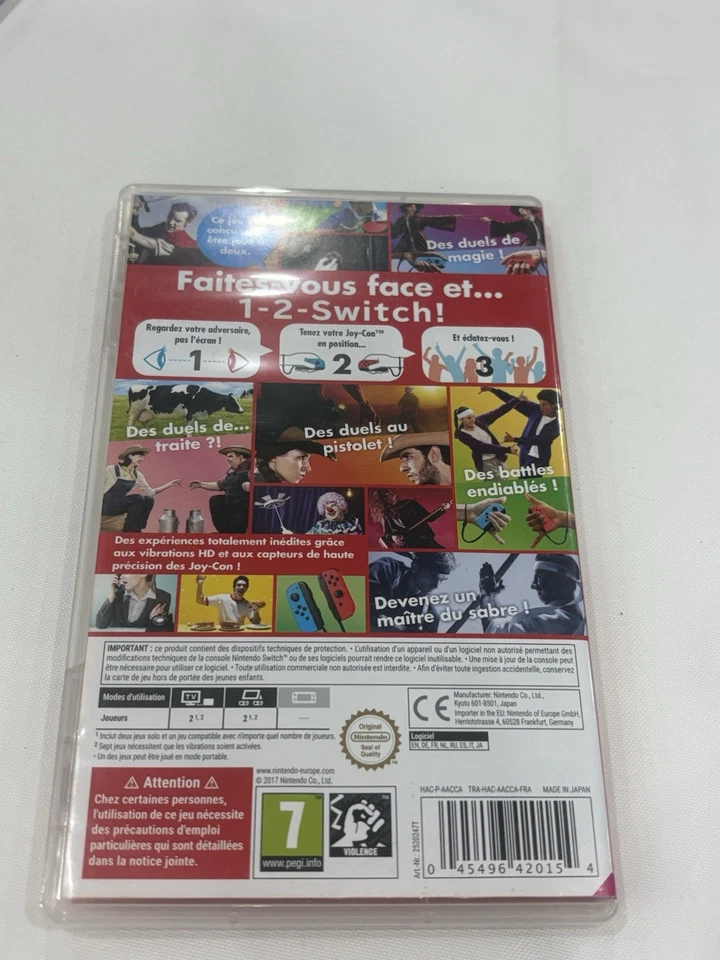 1-2 Switch Nintendo Switch FR ver. USED Nintendo Party Game, photo 2 sur 3