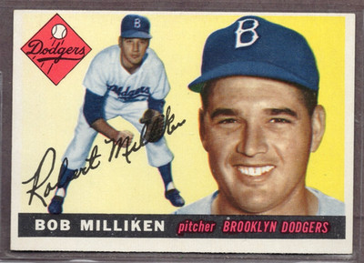 1955 Topps Set-Break #111 Bob Milliken EX-EXMINT *JAYSACE*
