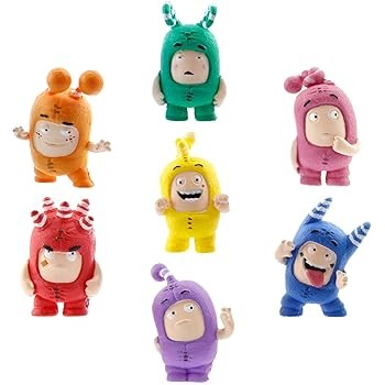 Oddbods Mini figurine Set.