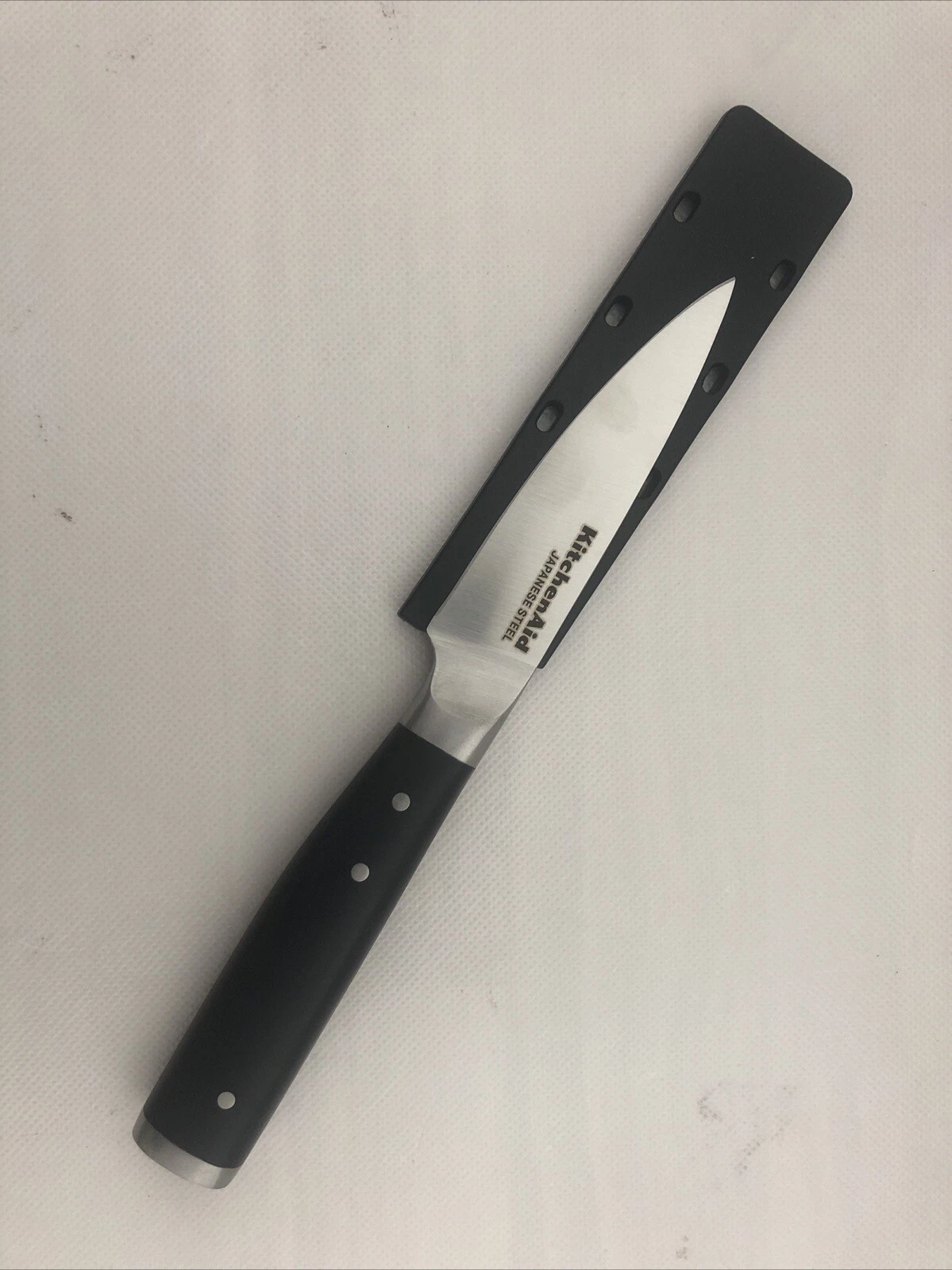 New Kitchenaid 3.5 Inch Riveted Japanese Steel Paring Knife with Cover