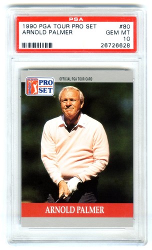 Arnold Palmer #80 1990 Pro Set PGA Tour card