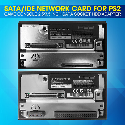 SATA/IDE Network Card for PS2 Game Console 2.5/3.5 in SATA Socket HDD Adapter ab
