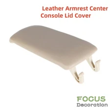 Leather Armrest Center Box Console Lid Cover Beige For Audi A4 B7 Avant 05 06-08